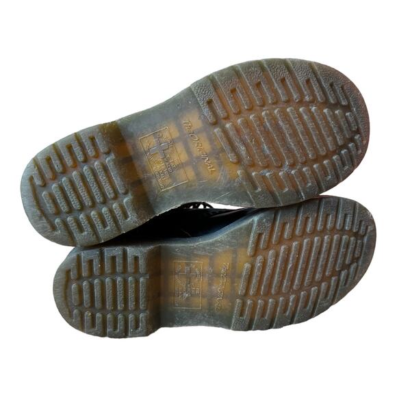 DR MARTENS 1460 Smooth Leather Lace Up Boots Black Ladies size 6 - Picture 11 of 12